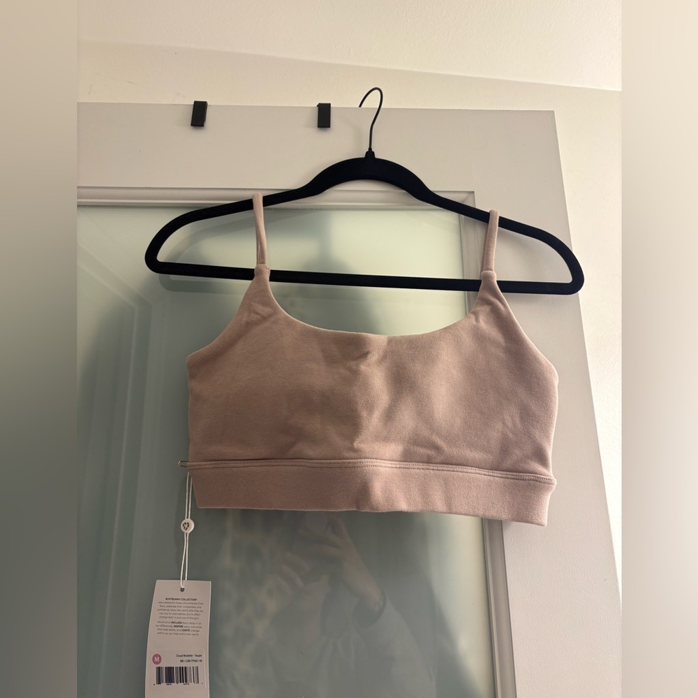 Buffbunny cloud bralette taupe m bnwt